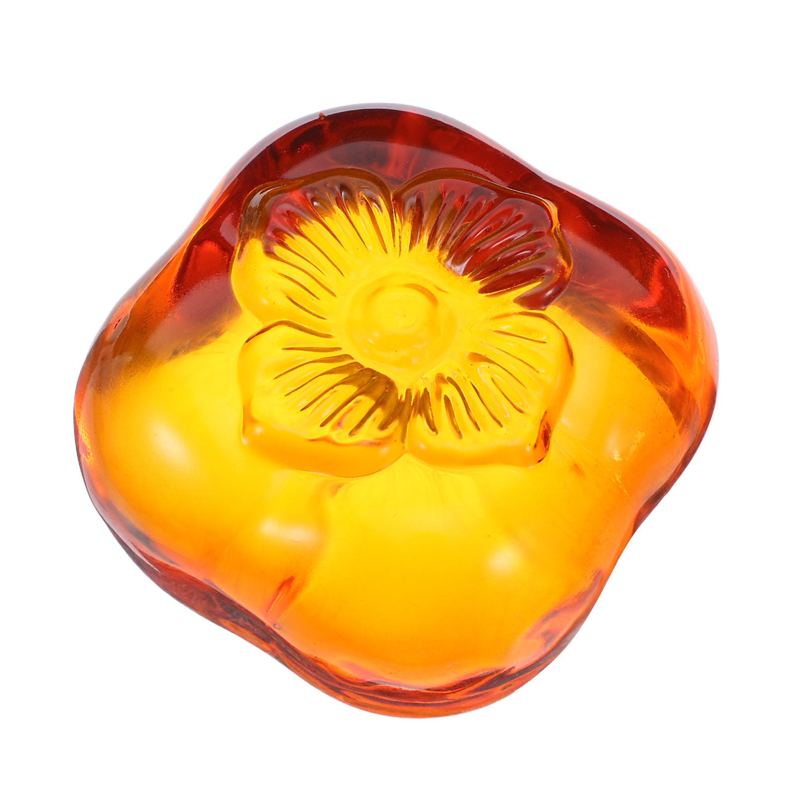 Book Weight Glass - Pemberat Kertas Kaca Berbentuk Buah Persimmon,