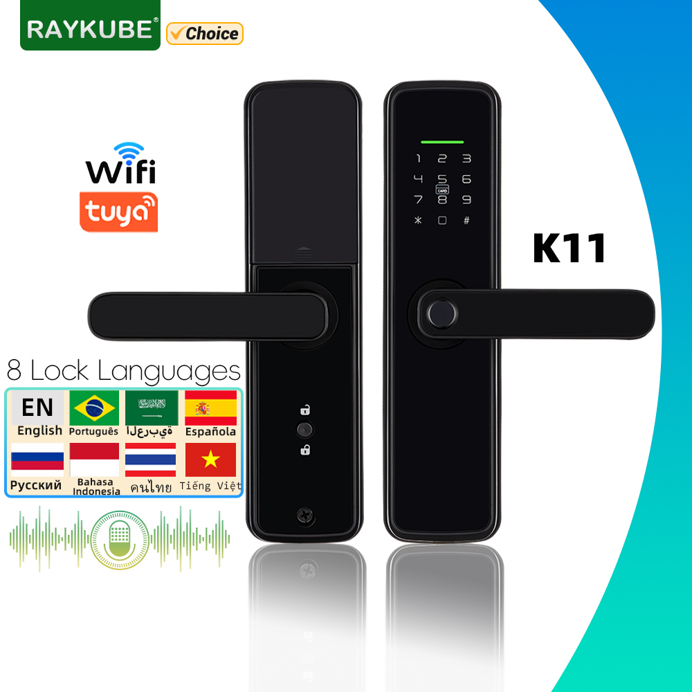 Letter Opener Brass - RAYKUBE K11 Tuya kunci pintu biometrik
