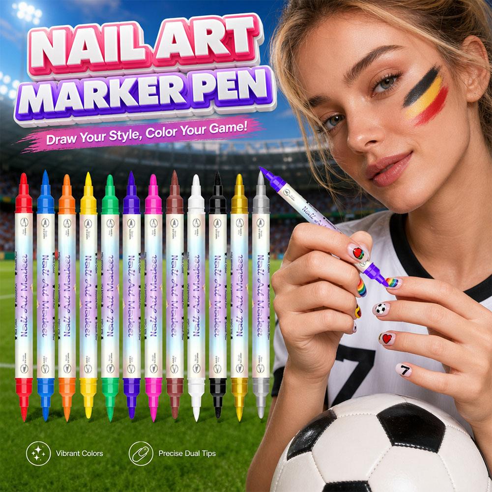 12/24 Warna Spidol Nail Art Du - Correction Pen Fine ulasan dan harga