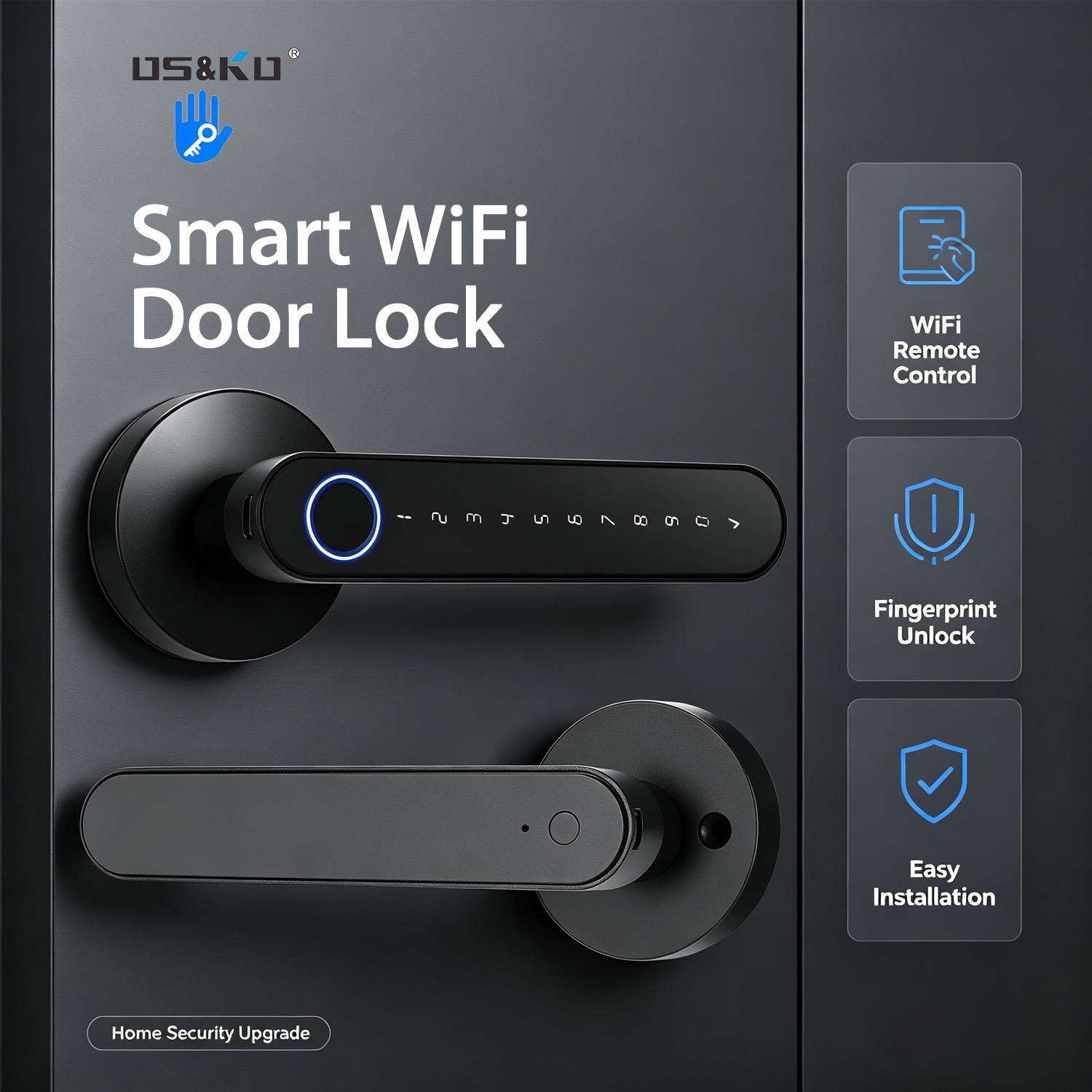 TTLock Smart Digital Door Lock - Letter Opener Brass ulasan dan harga
