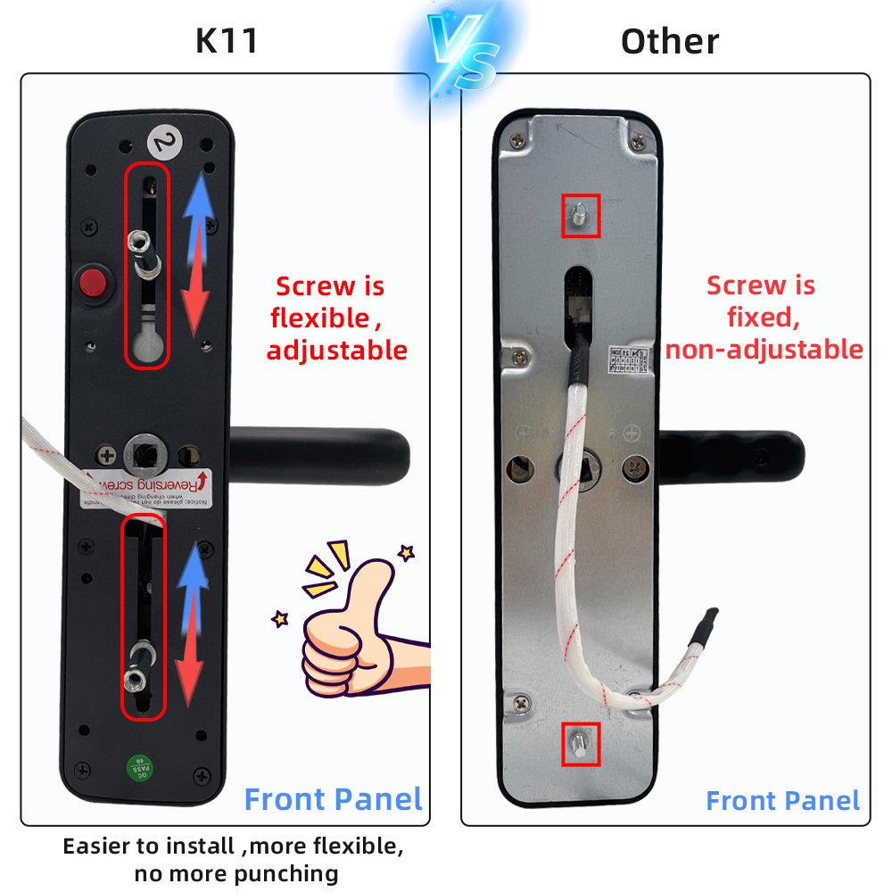 RAYKUBE K11 Tuya kunci pintu b - Letter Opener Brass ulasan dan harga